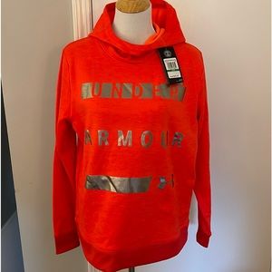 Under Armour Hoodie Sweatshirt Coral Red
